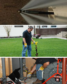 Canco Services Image showing services provided such as Sewer Cleaning, Video Inspection, Pressure Washing and much more on commercial and residential properties