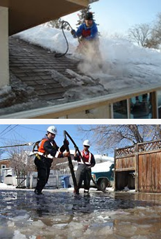 Steam Truck used for Thawing Drains, basins, and ice dam removal